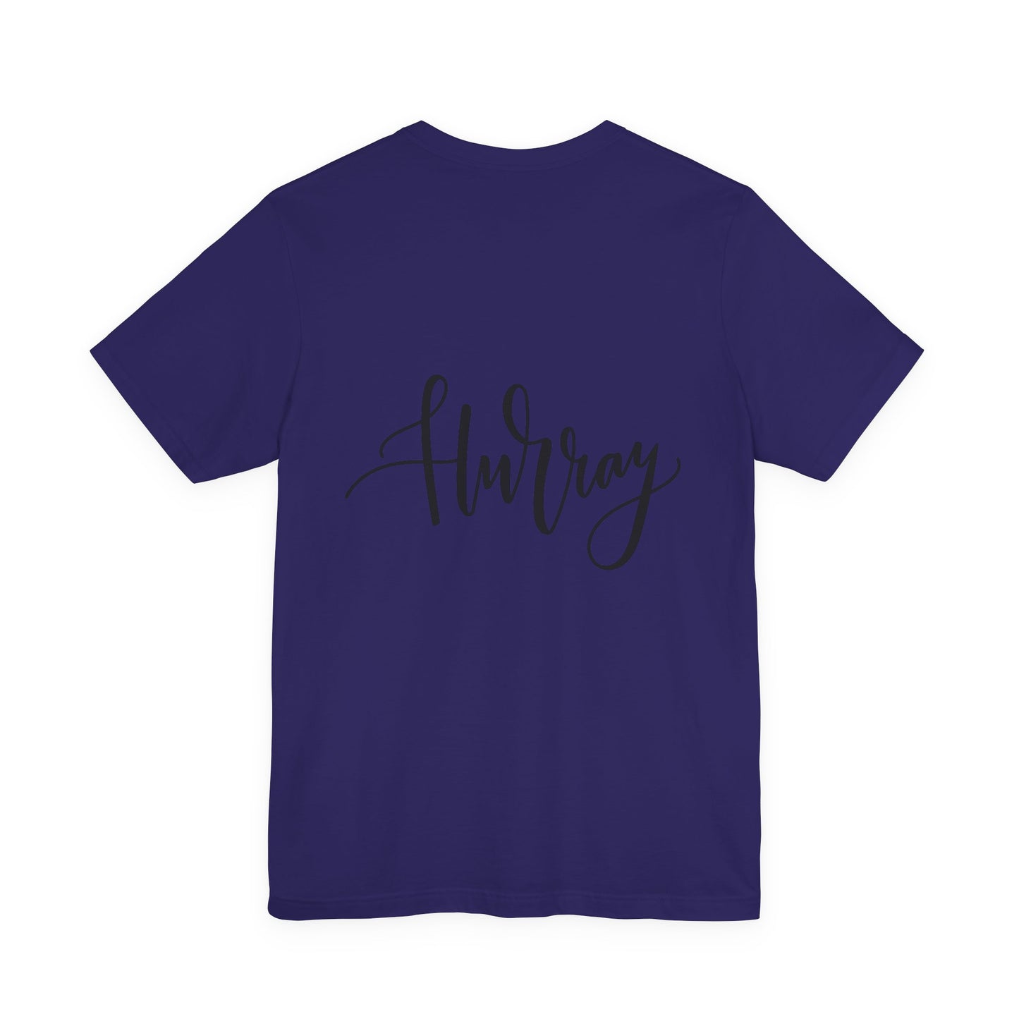Hurray T-Shirt Calligraphy Script Celebration Tee