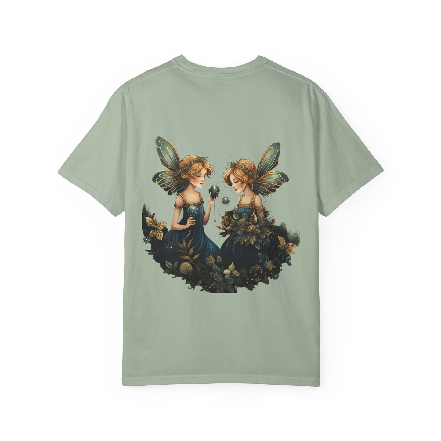 Fairy Tee Magical Christmas Twin Fairies Vintage Wash