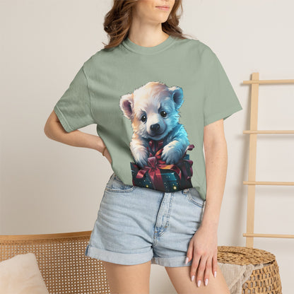 Polar Bear Christmas Garment-Dyed Tee Gift