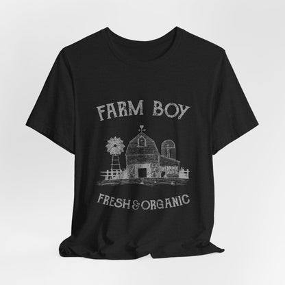 Farm Boy T-Shirt Fresh & Organic Barn Tee