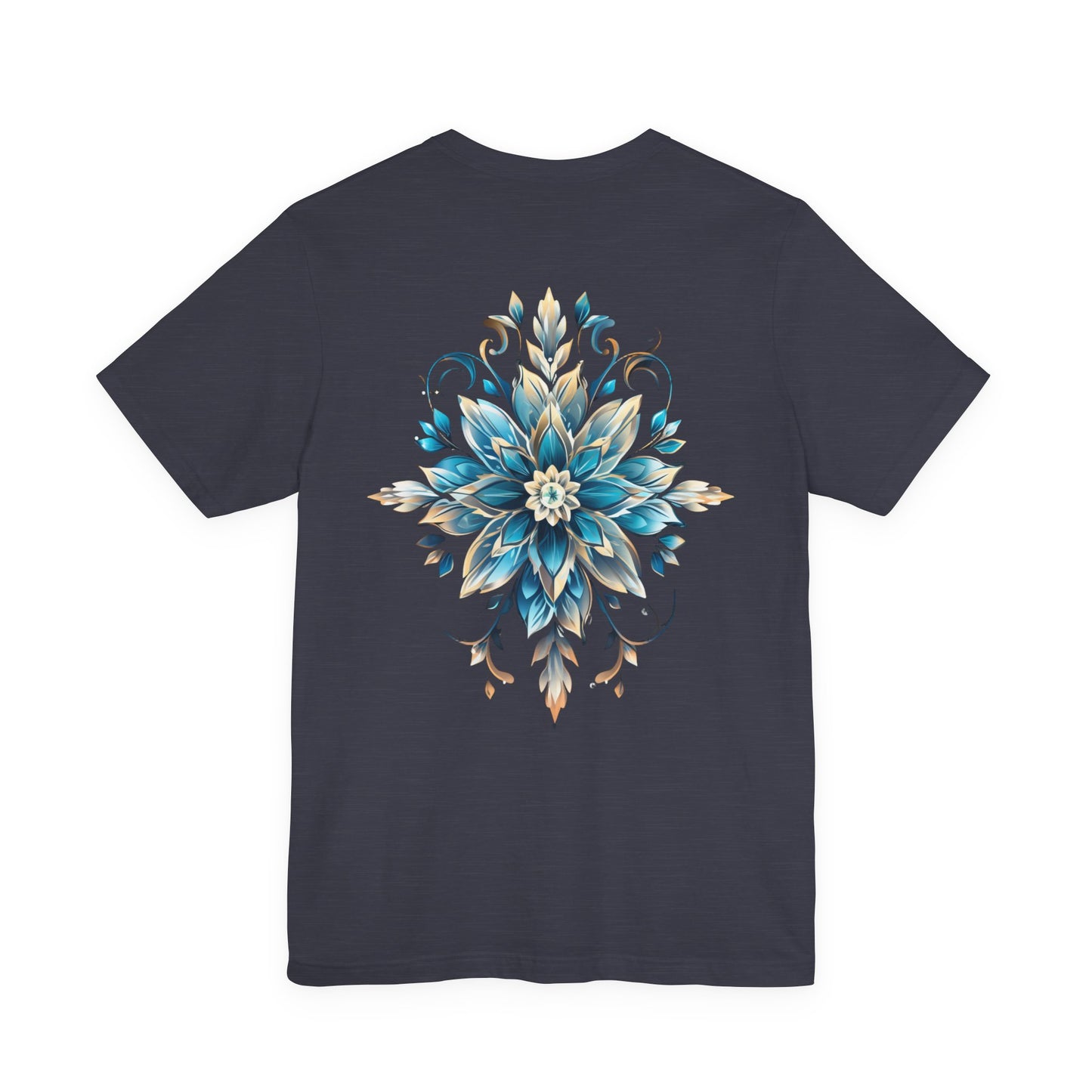 Crystal Snowflake Flower Christmas T-Shirt