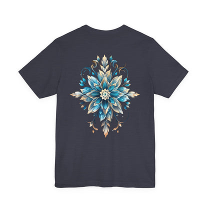Crystal Snowflake Flower Christmas T-Shirt