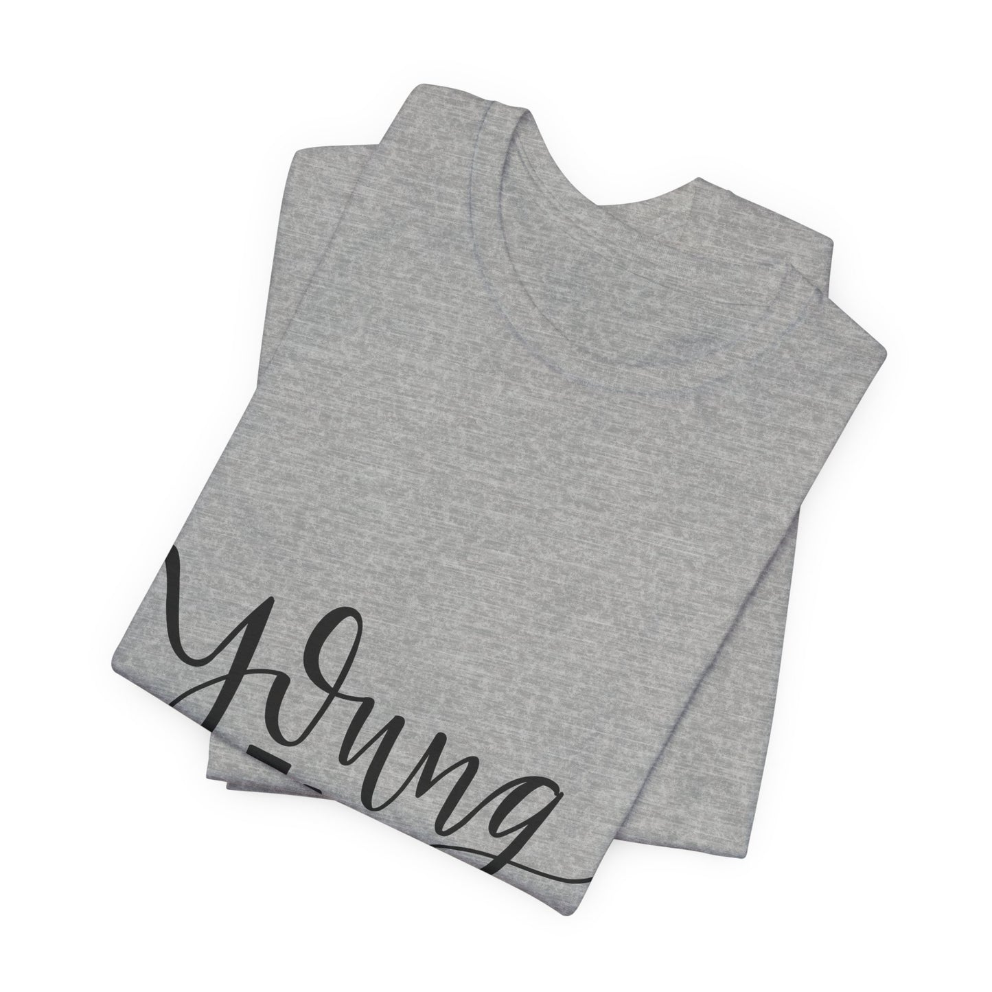 Young Hearts T-Shirt Hand Lettered Script Tee