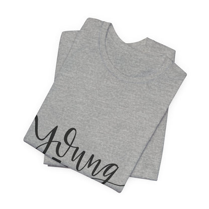 Young Hearts T-Shirt Hand Lettered Script Tee