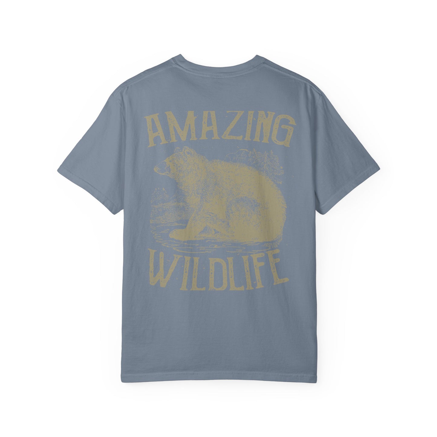 Amazing Wildlife Bear Heavyweight Garment-Dyed Tee