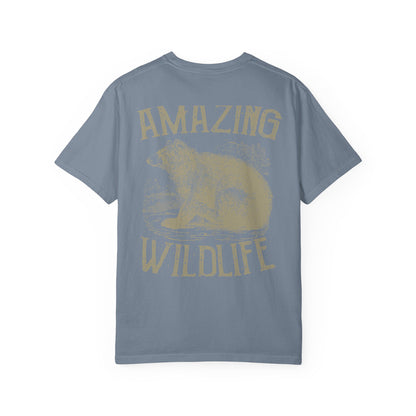 Amazing Wildlife Bear Heavyweight Garment-Dyed Tee