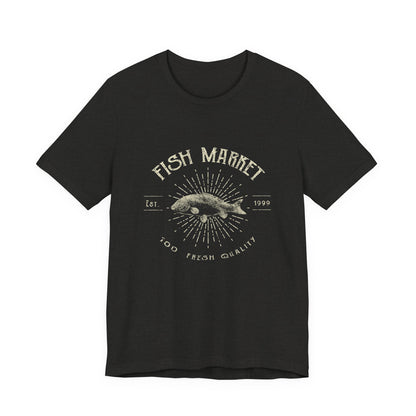 Fish Market Vintage Tee Est. 1999 Fishing Shirt