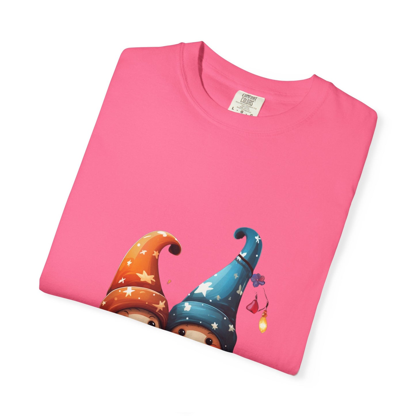 Gnome Couple Christmas Garment-Dyed Tee Lights