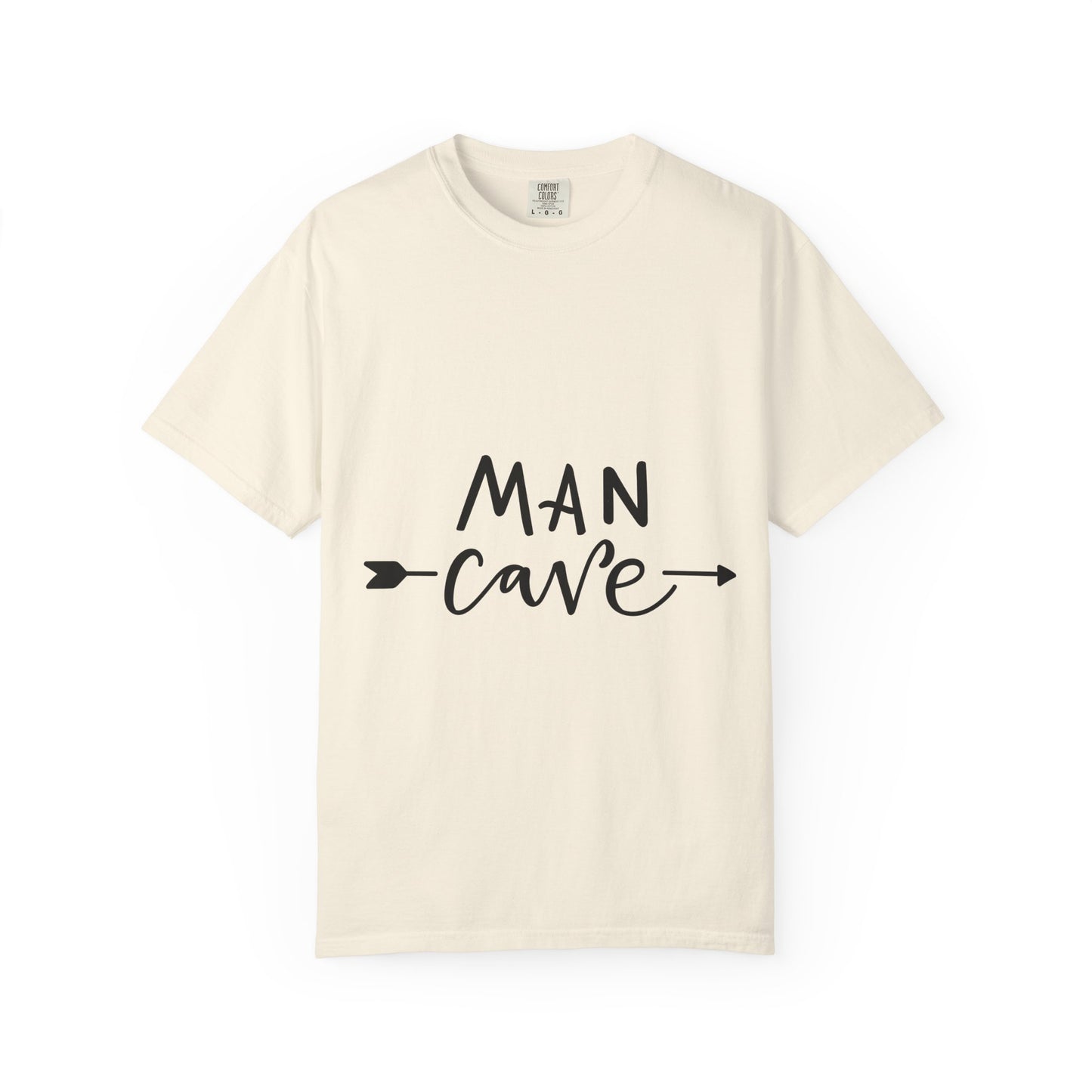 Man Cave Garment-Dyed Tee with Arrow Graphic