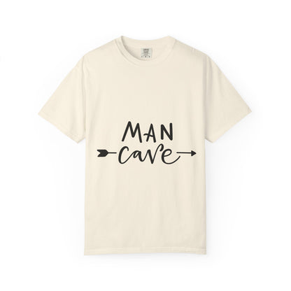 Man Cave Garment-Dyed Tee with Arrow Graphic