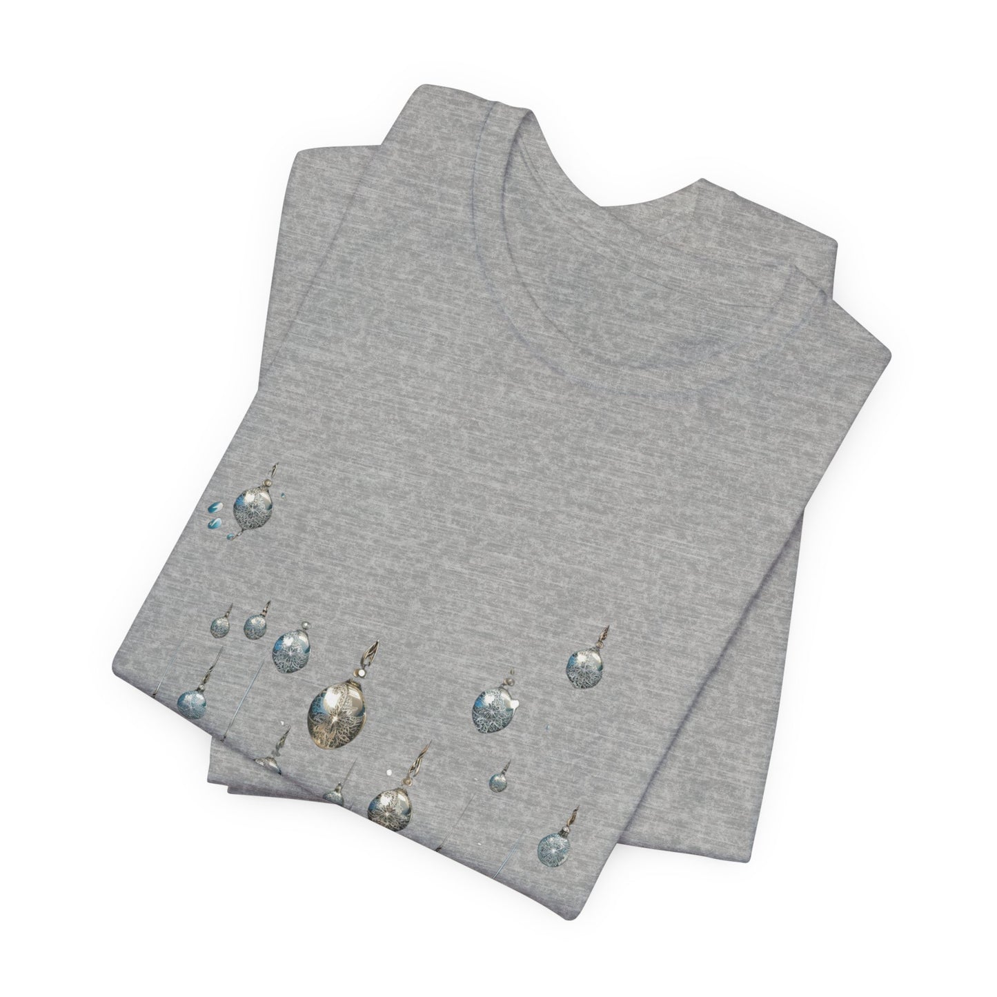 Elegant Christmas Ornaments Tee | Holiday Art