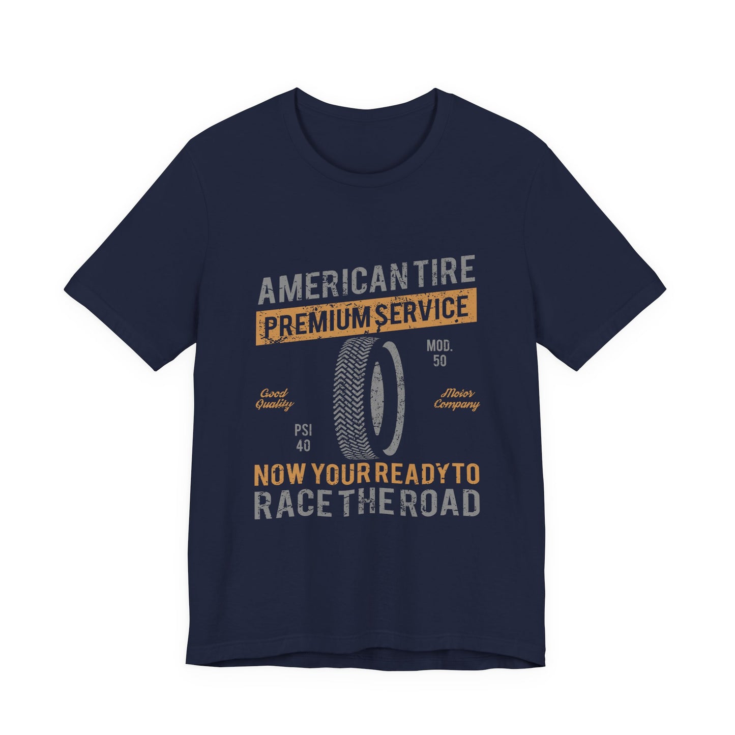 Retro American Tire T-Shirt Race the Road