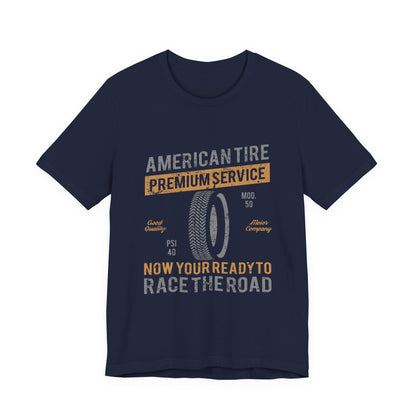 Retro American Tire T-Shirt Race the Road