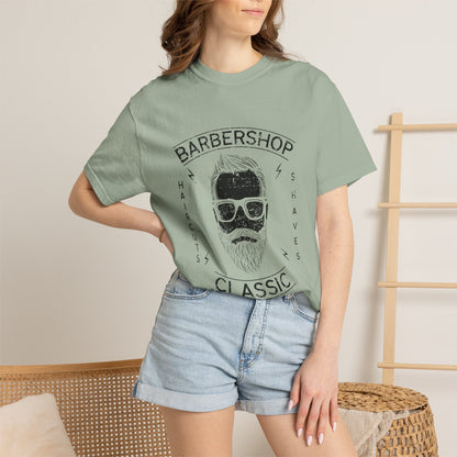 Barbershop Classic Tee | Retro Bearded Barber