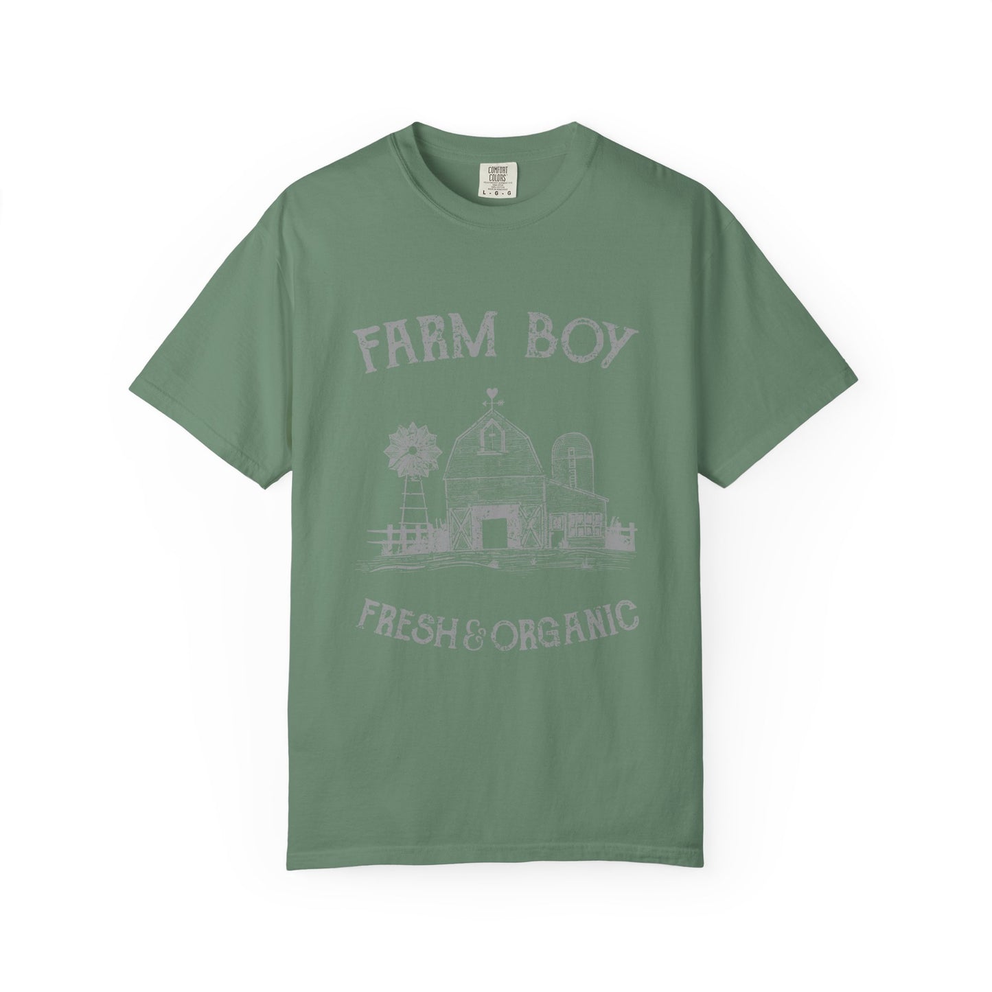 Farm Boy Tee Vintage Barn Garment-Dyed Shirt