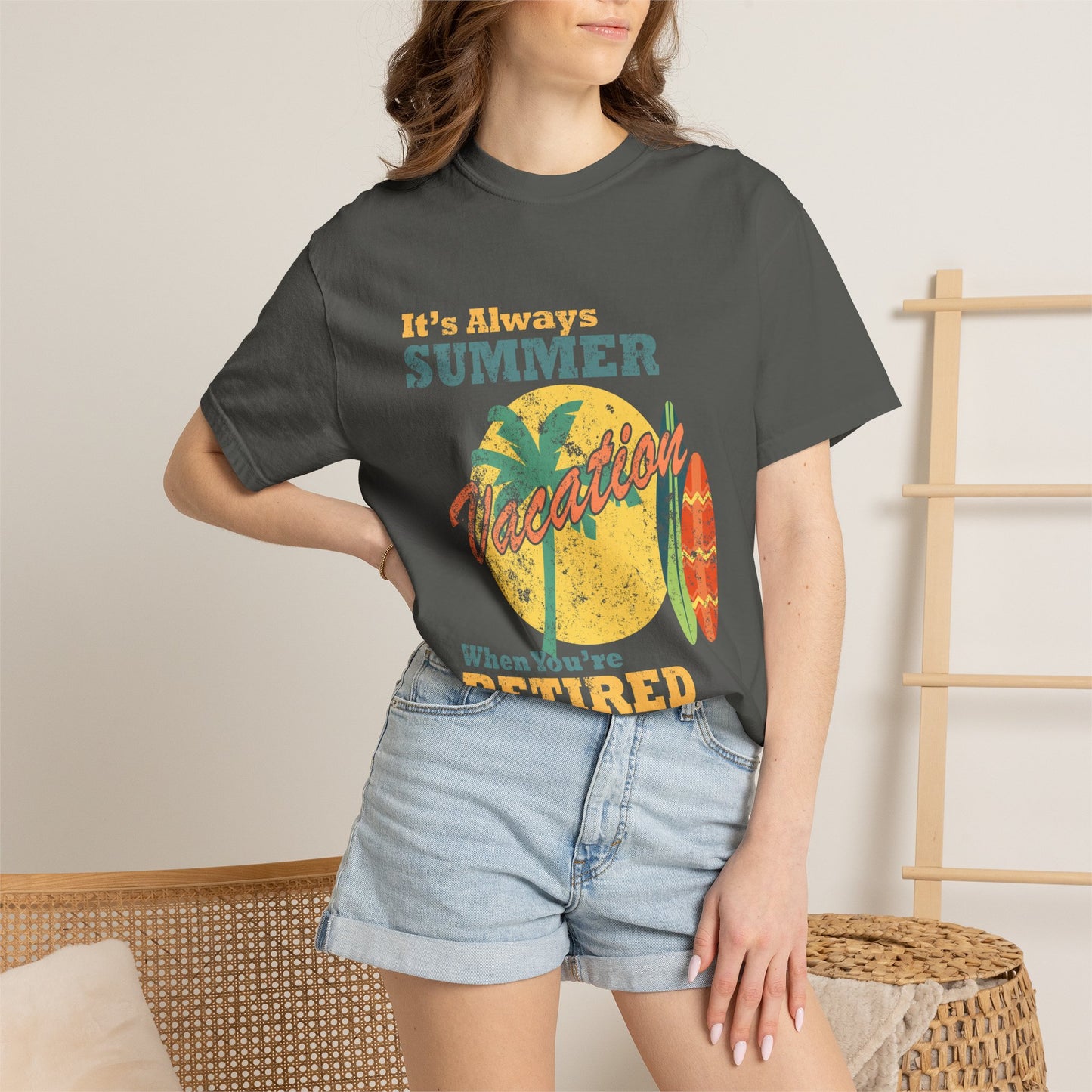 Retirement Tee It's Always Summer Vacation