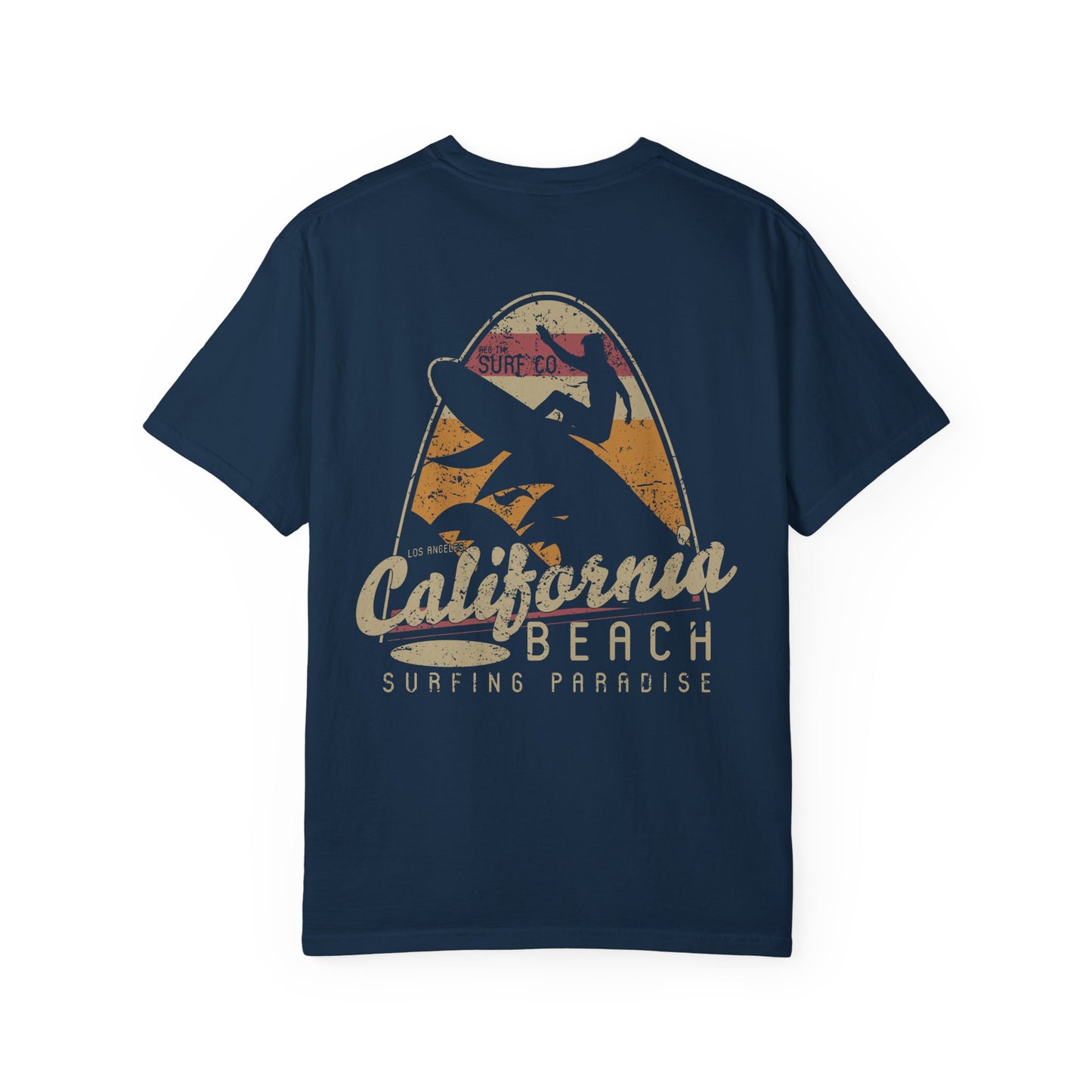 California Beach Surfing Garment-Dyed Tee