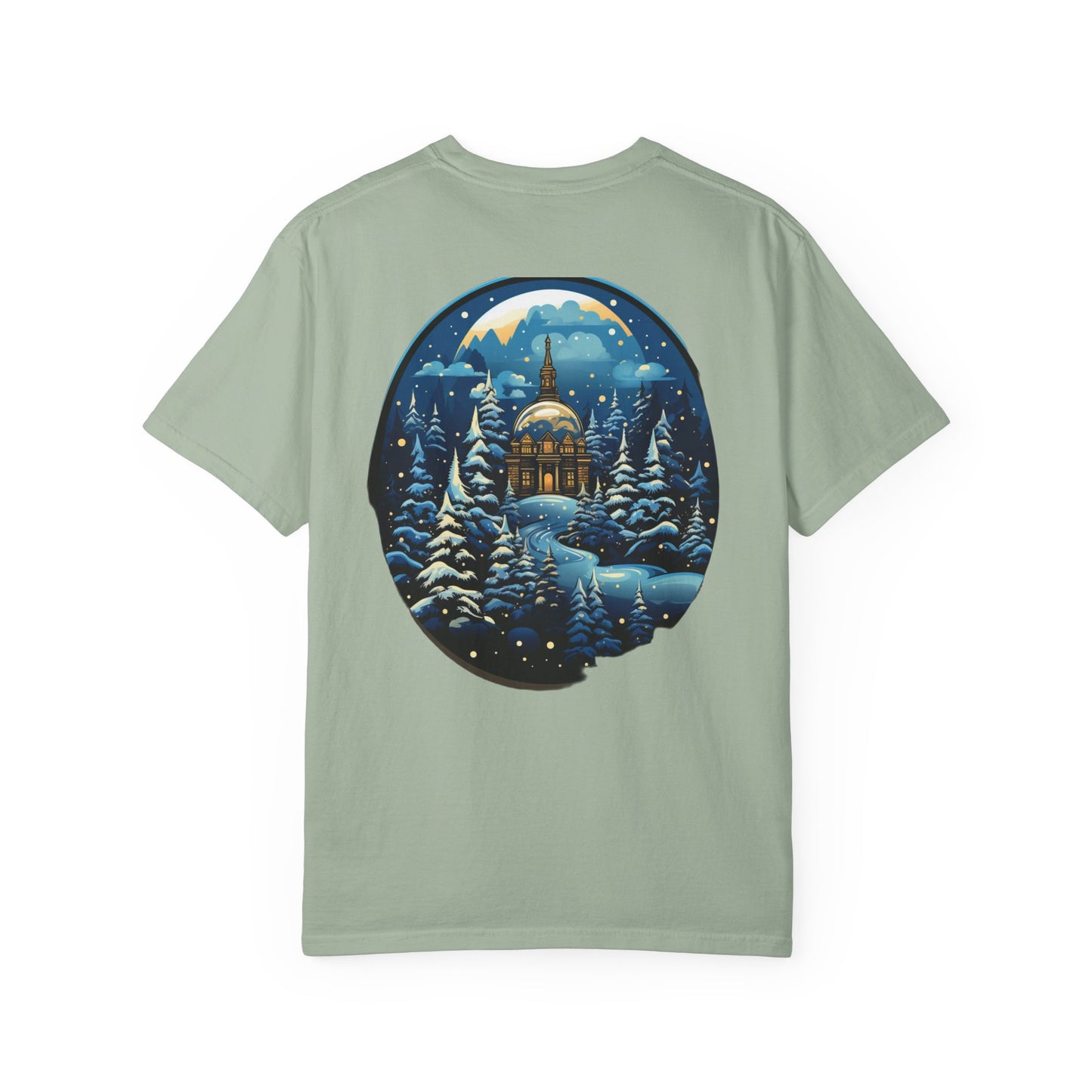 Snow Globe Christmas Heavyweight Tee Winter Village