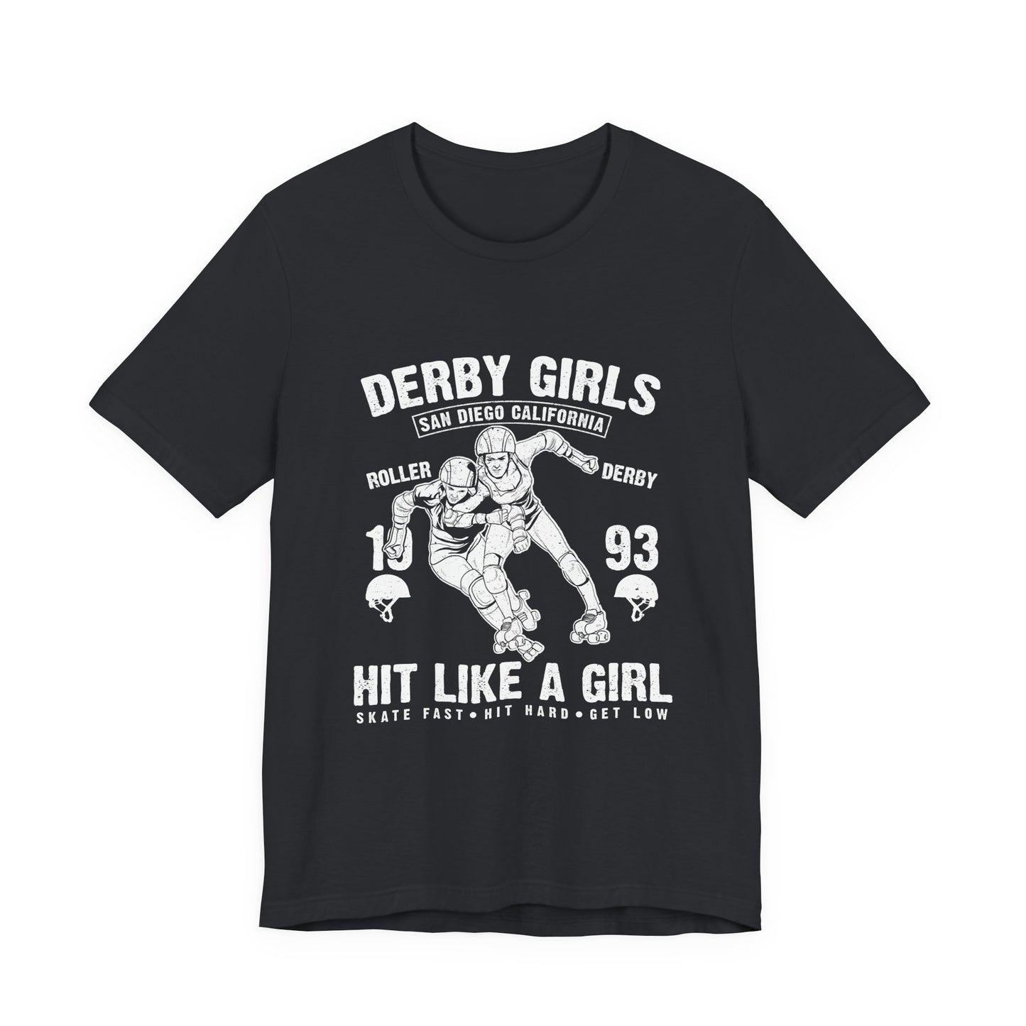 Derby Girls T-Shirt Roller Skating Gift Tee