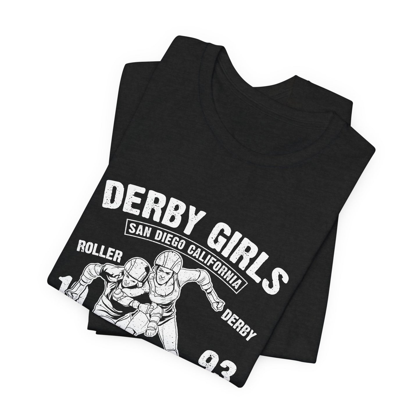 Derby Girls T-Shirt Roller Skating Gift Tee
