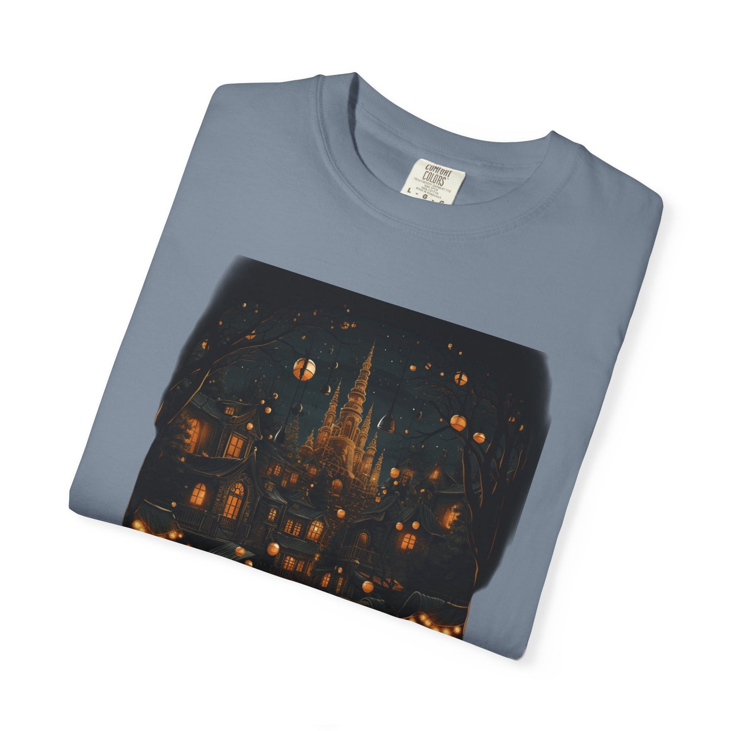 Magical Christmas Village Garment-Dyed Tee