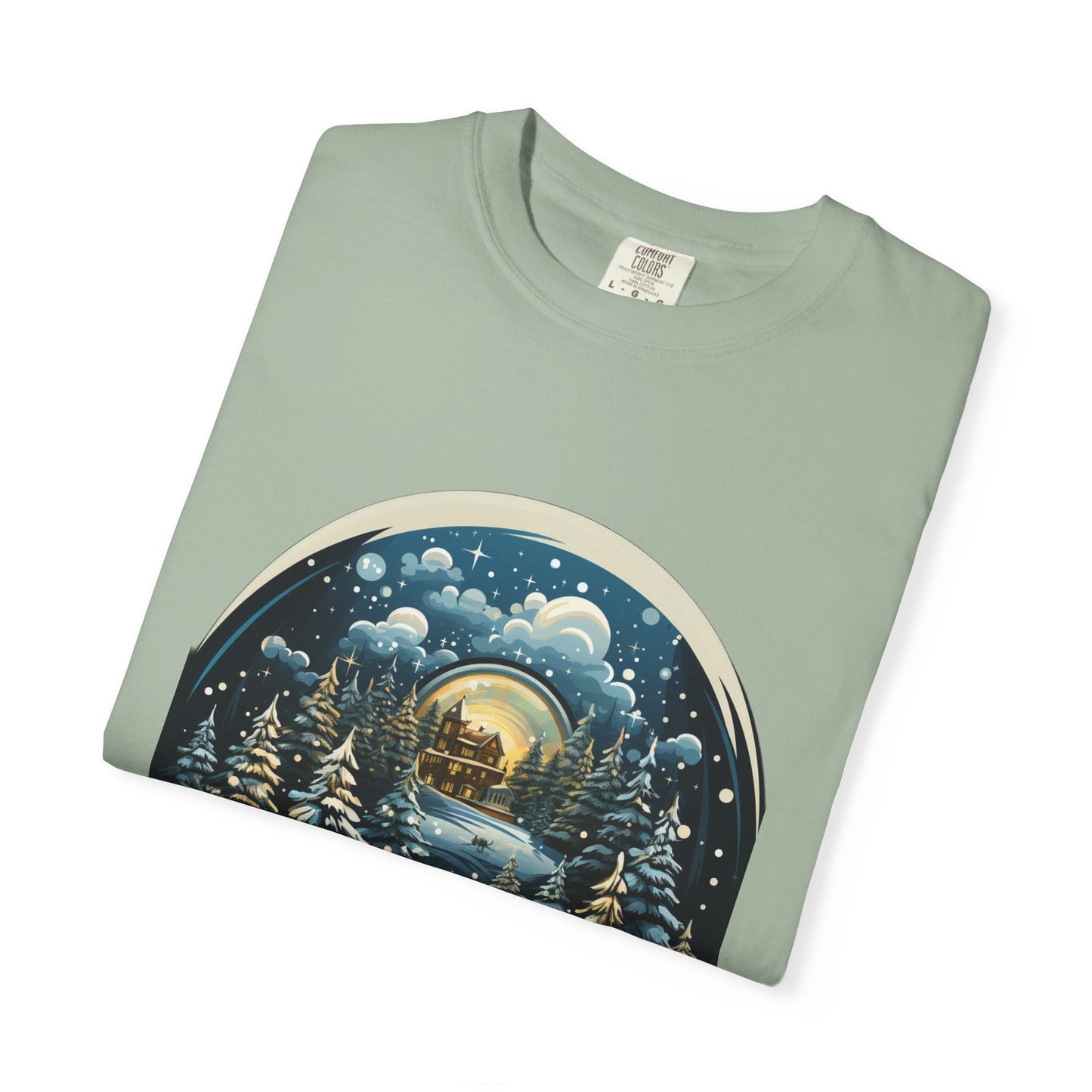 Snow Globe Christmas Garment-Dyed Tee Winter