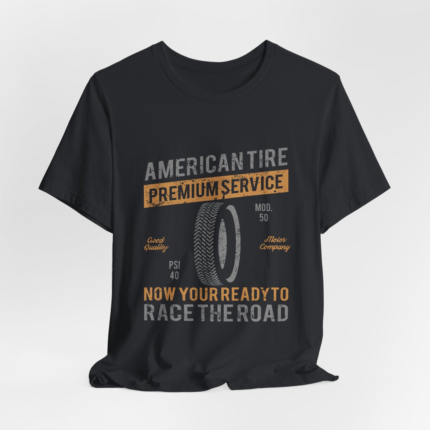 Retro American Tire T-Shirt Race the Road