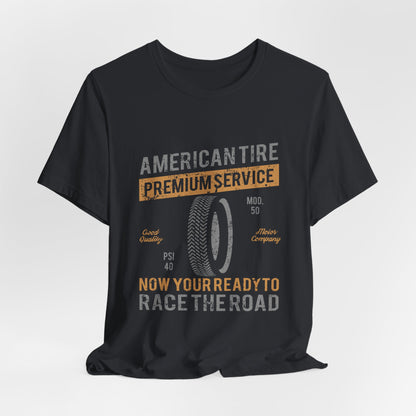 Retro American Tire T-Shirt Race the Road