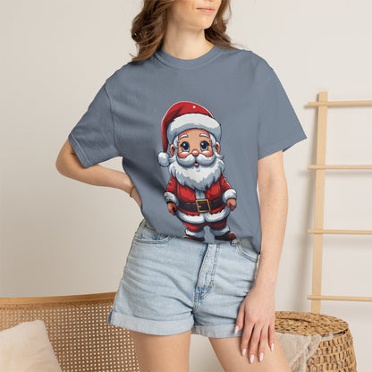 Cute Santa Claus Christmas Garment-Dyed Tee