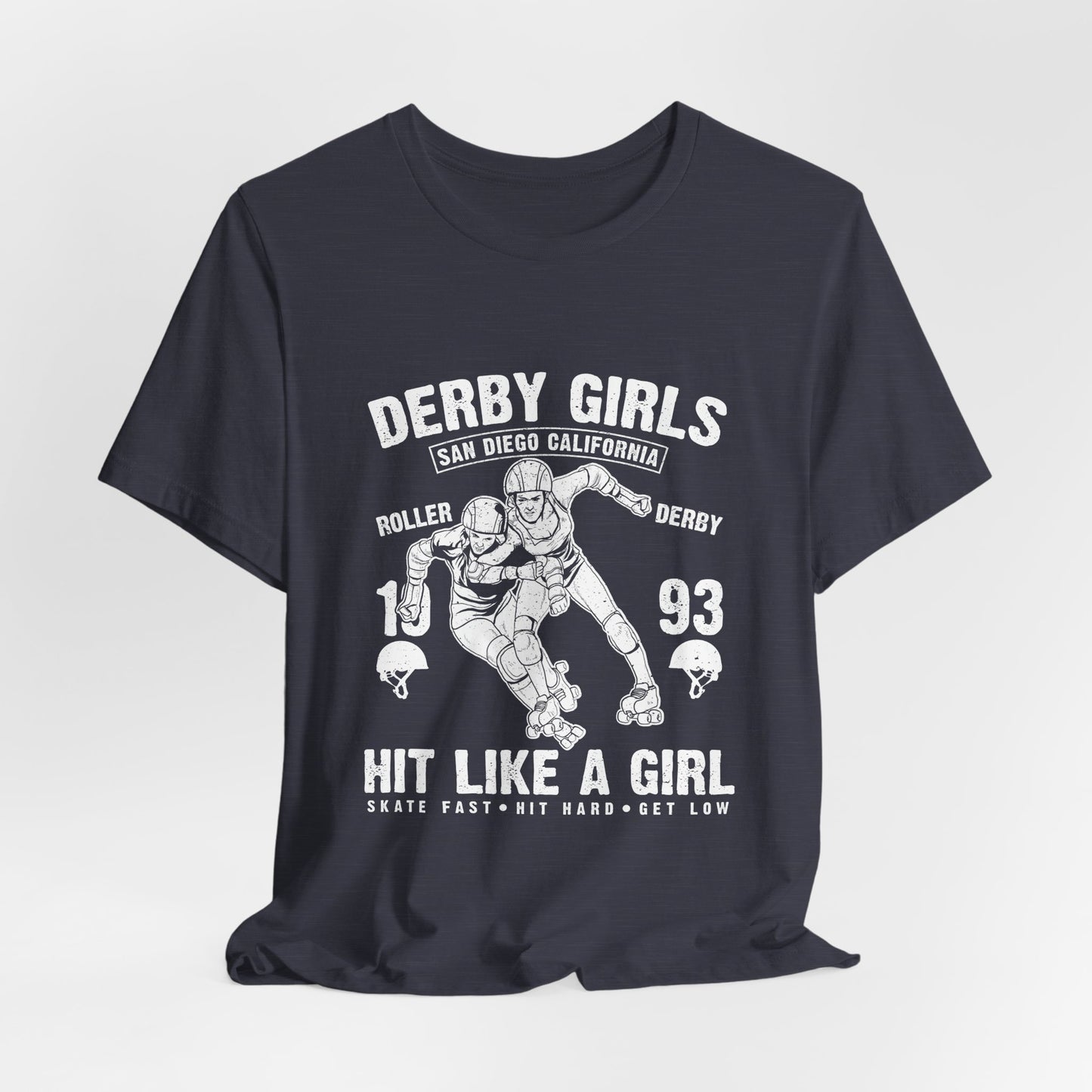 Derby Girls T-Shirt Roller Skating Gift Tee