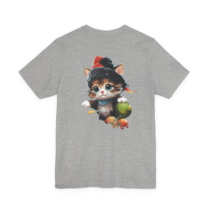 Christmas Kitten T-Shirt Cute Cat Holiday Tee