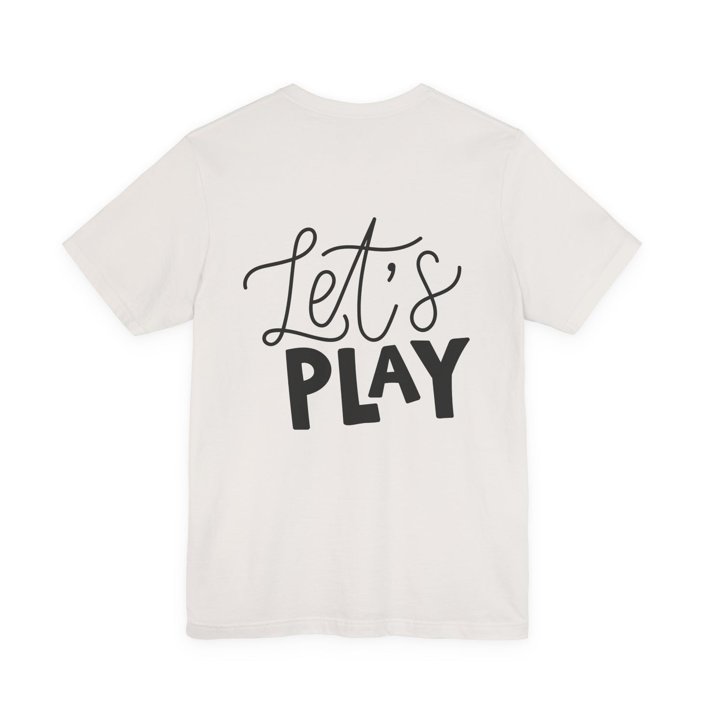 Let's Play Kids T-Shirt Fun Hand Lettered Tee