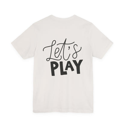 Let's Play Kids T-Shirt Fun Hand Lettered Tee