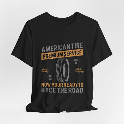 Retro American Tire T-Shirt Race the Road