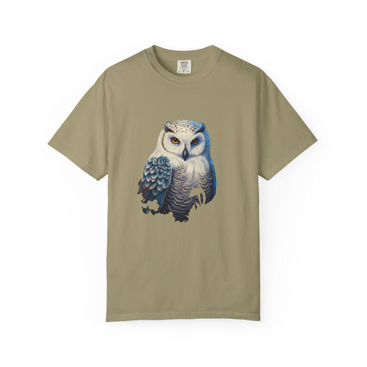 Snowy Owl Christmas Garment-Dyed Tee Winter