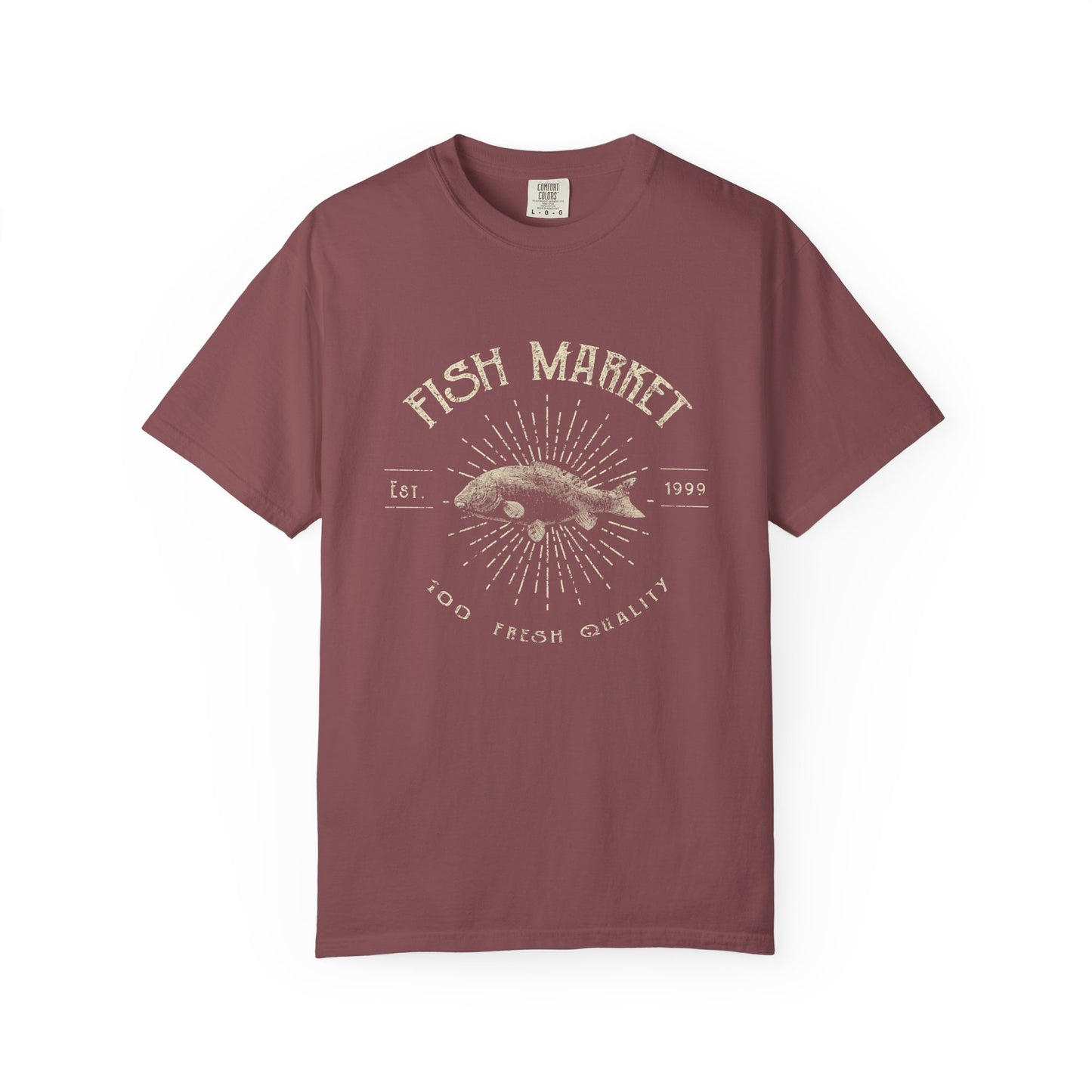Fish Market Garment-Dyed Tee Est. 1999 Fishing