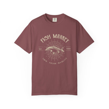Fish Market Garment-Dyed Tee Est. 1999 Fishing