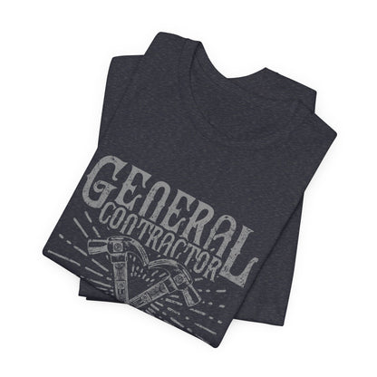 General Contractor Funny T-Shirt Genius Gift