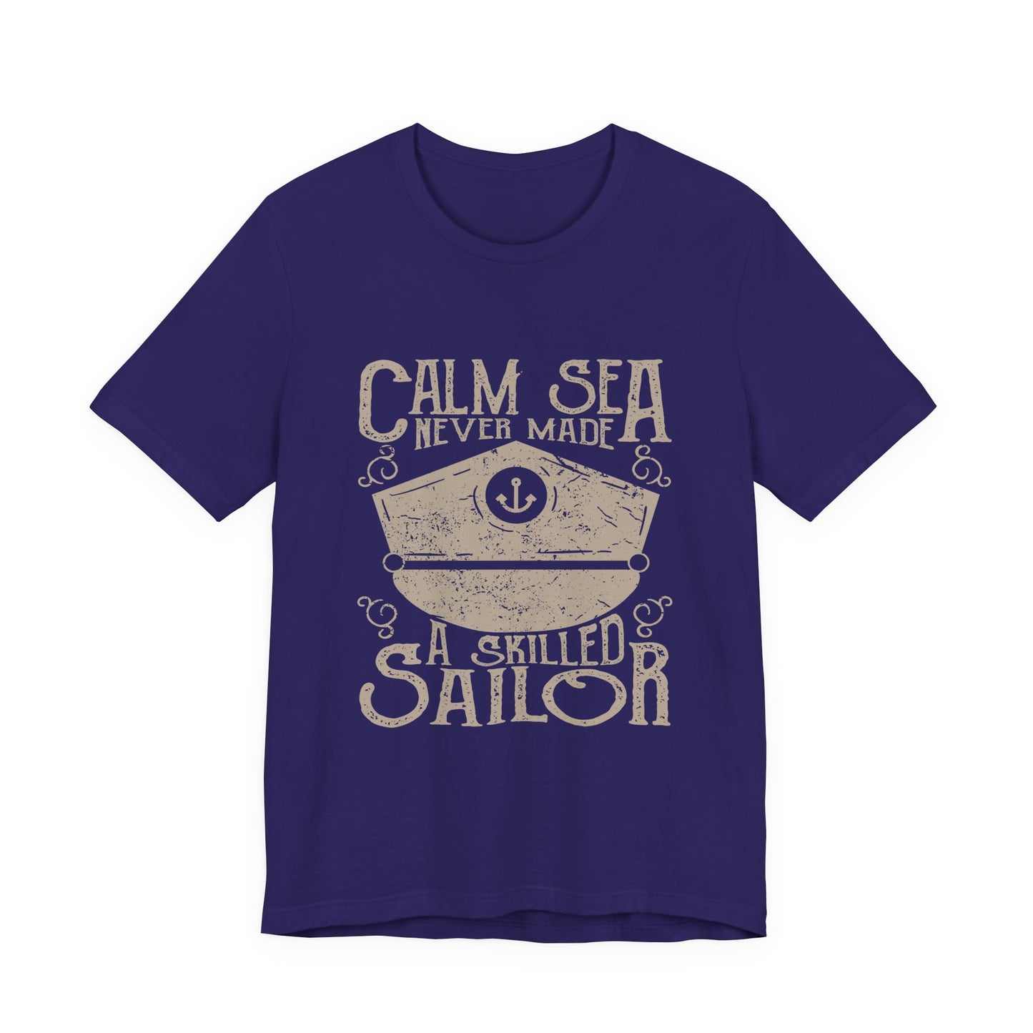 Calm Sea Skilled Sailor T-Shirt Nautical Tee