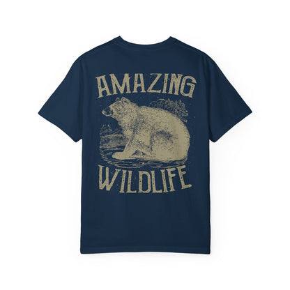 Amazing Wildlife Bear Heavyweight Garment-Dyed Tee