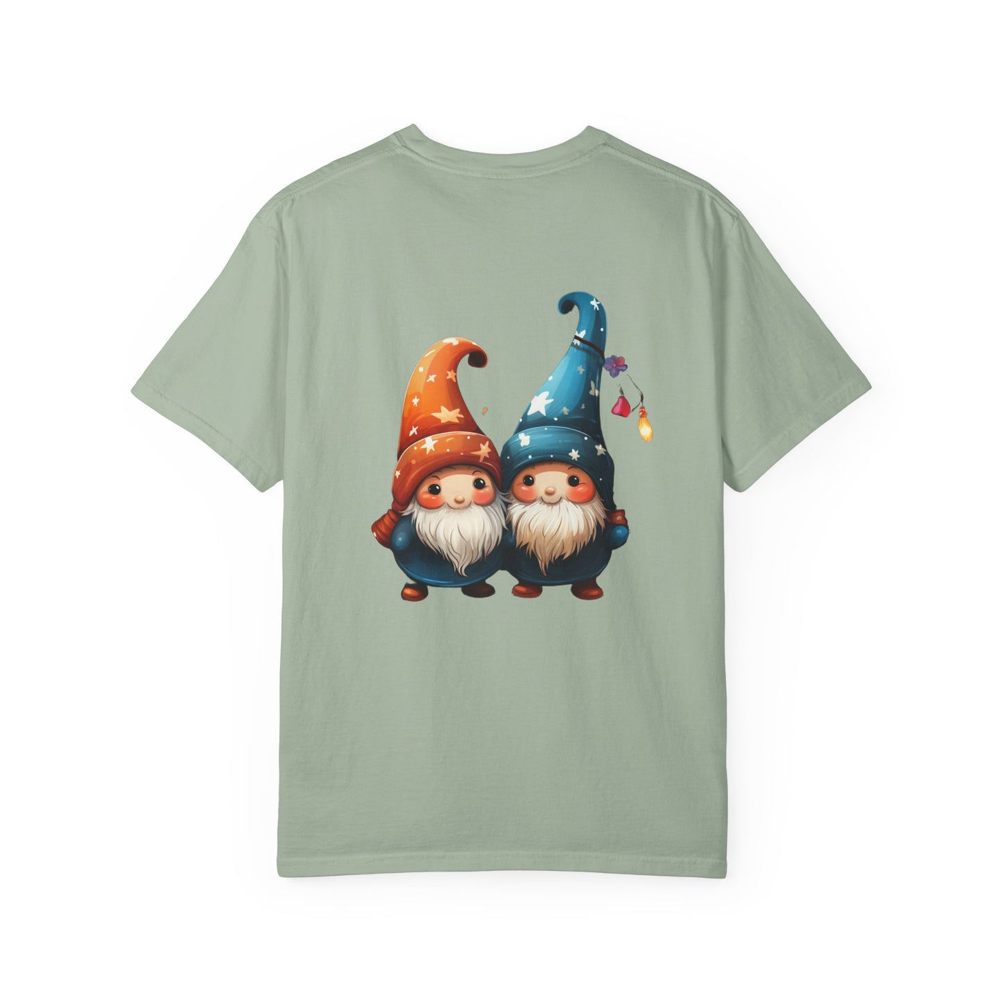 Gnome Couple Christmas Garment-Dyed Tee Lights