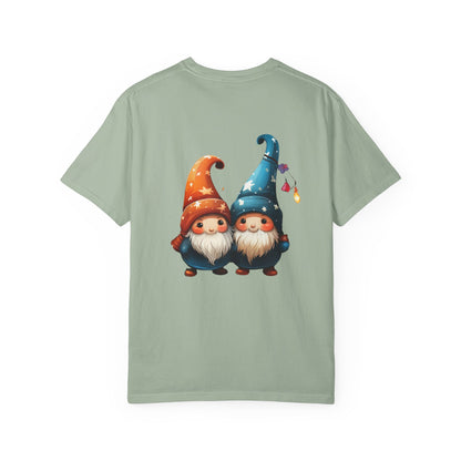 Gnome Couple Christmas Garment-Dyed Tee Lights