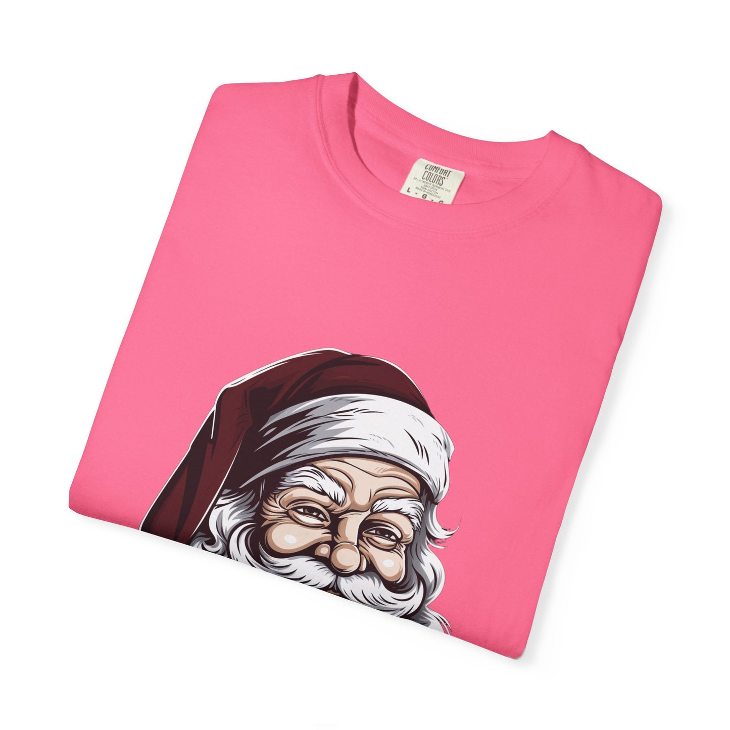 Funny Santa Claus Garment-Dyed Christmas Tee
