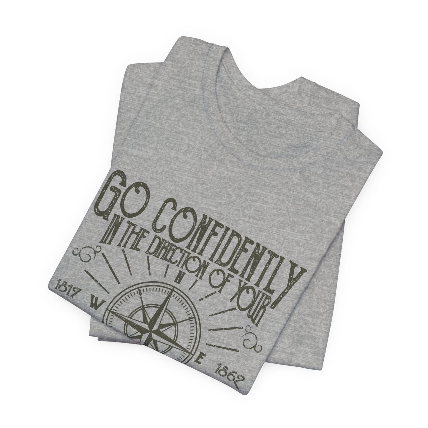 Go Confidently Dreams T-Shirt Thoreau Quote