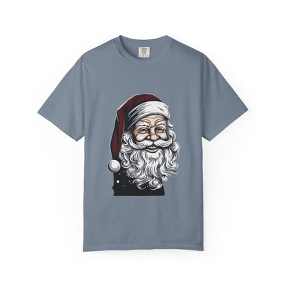 Funny Santa Claus Garment-Dyed Christmas Tee