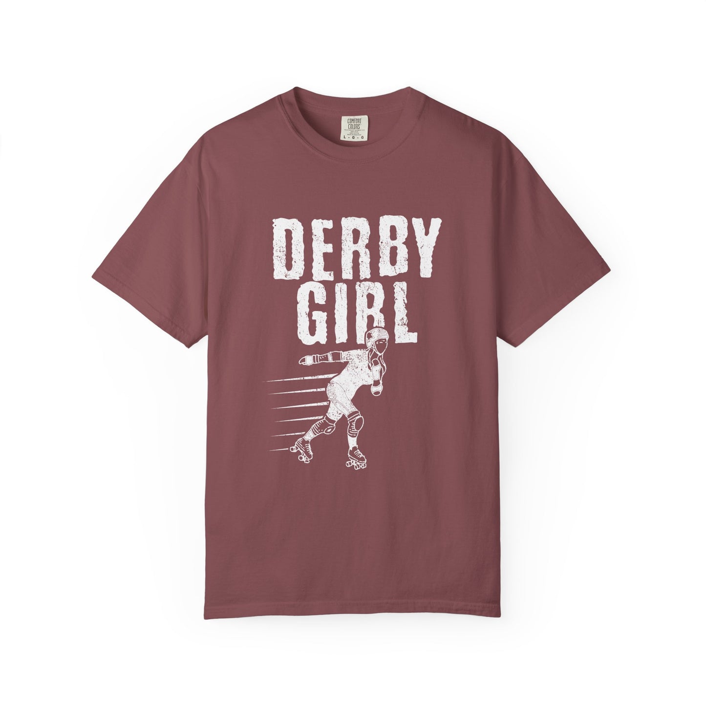Roller Derby Girl Garment-Dyed Tee | Skater