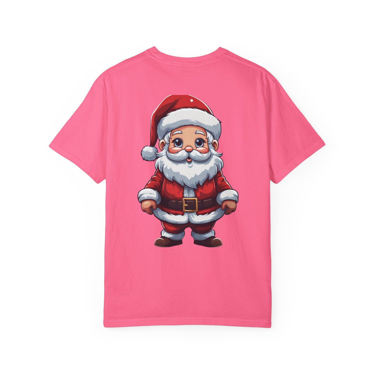 Cute Santa Claus Christmas Garment-Dyed Tee