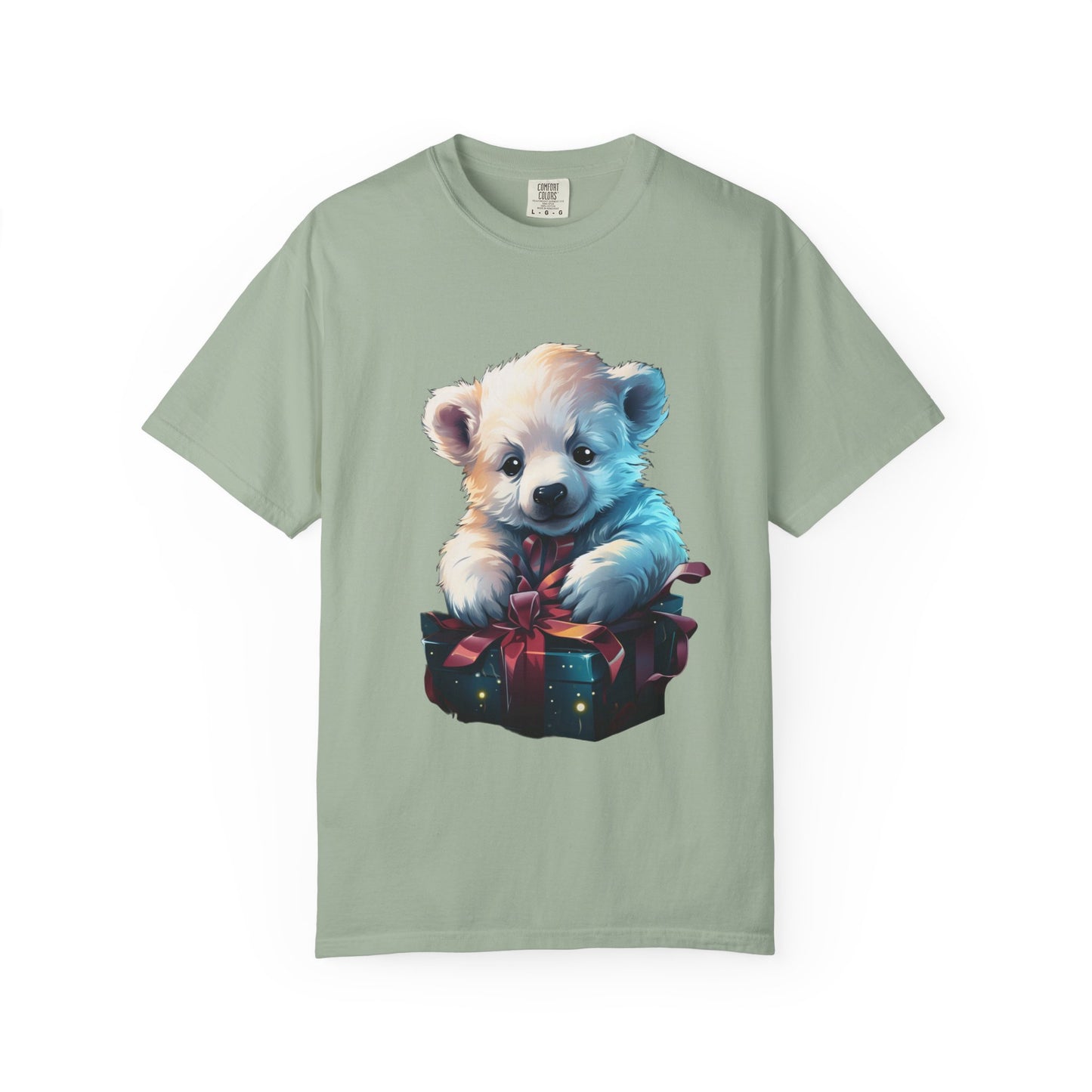 Polar Bear Christmas Garment-Dyed Tee Gift