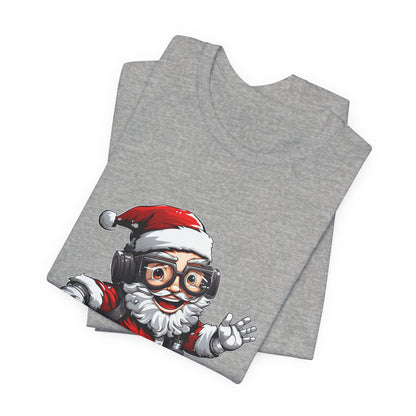 Scuba Diver Santa T-Shirt Funny Christmas Tee