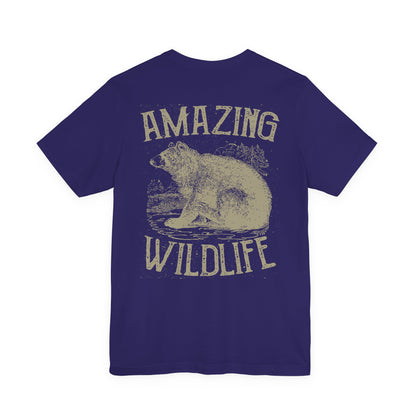 Amazing Wildlife Bear T-Shirt Vintage Outdoors
